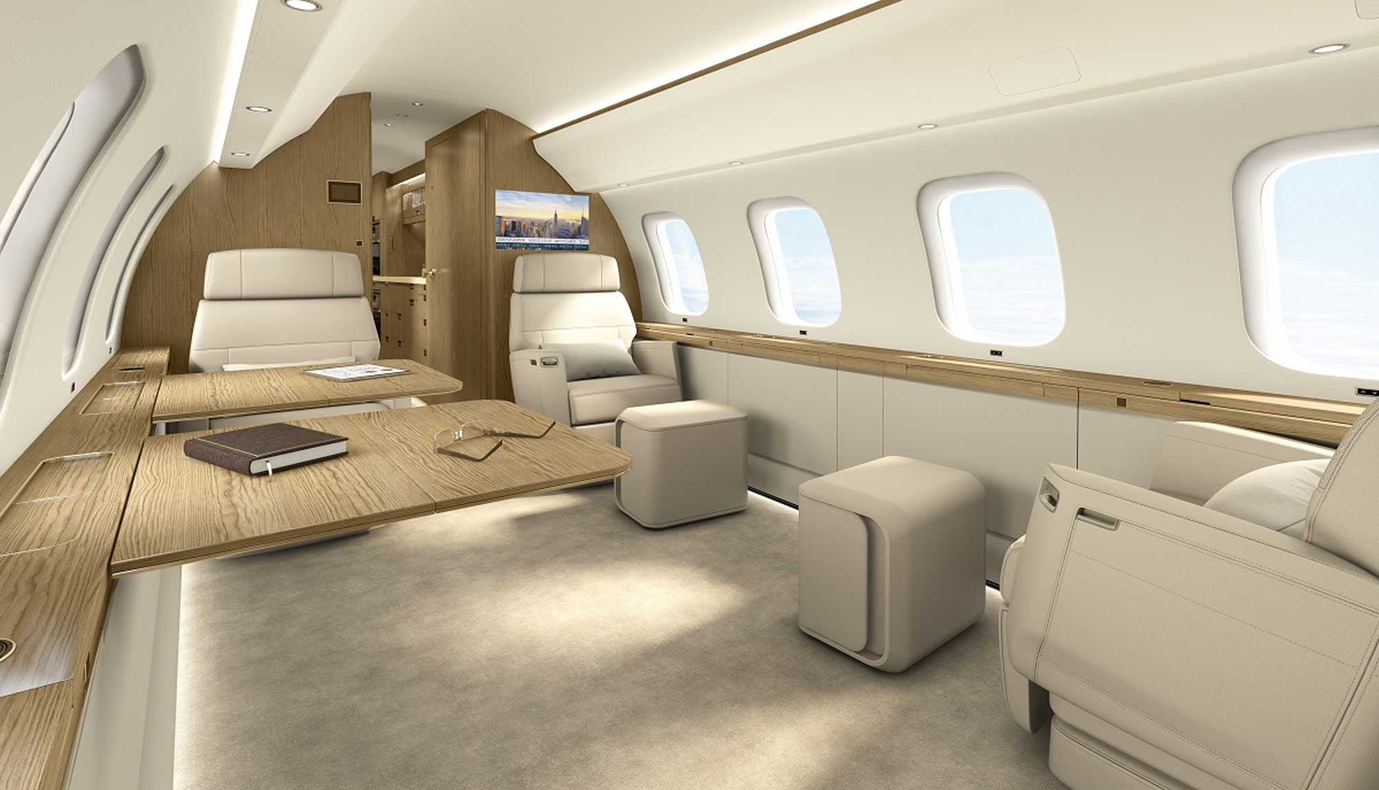 Bombardier Unveils Global 7500 8000 Executive Cabin Business Jet 