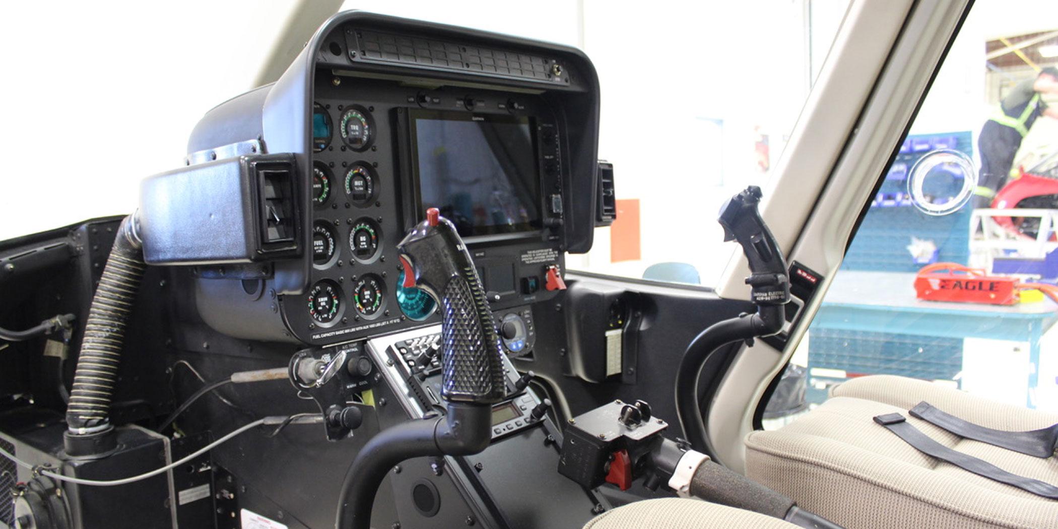 Eagle Copter 407HP cockpit