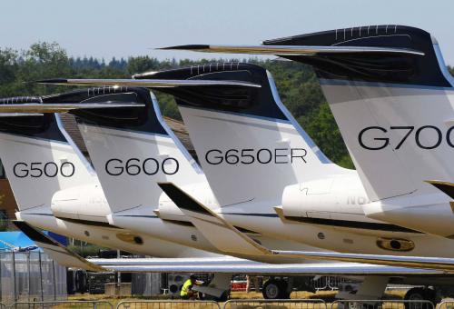 Gulfstream at Farnborough 2022