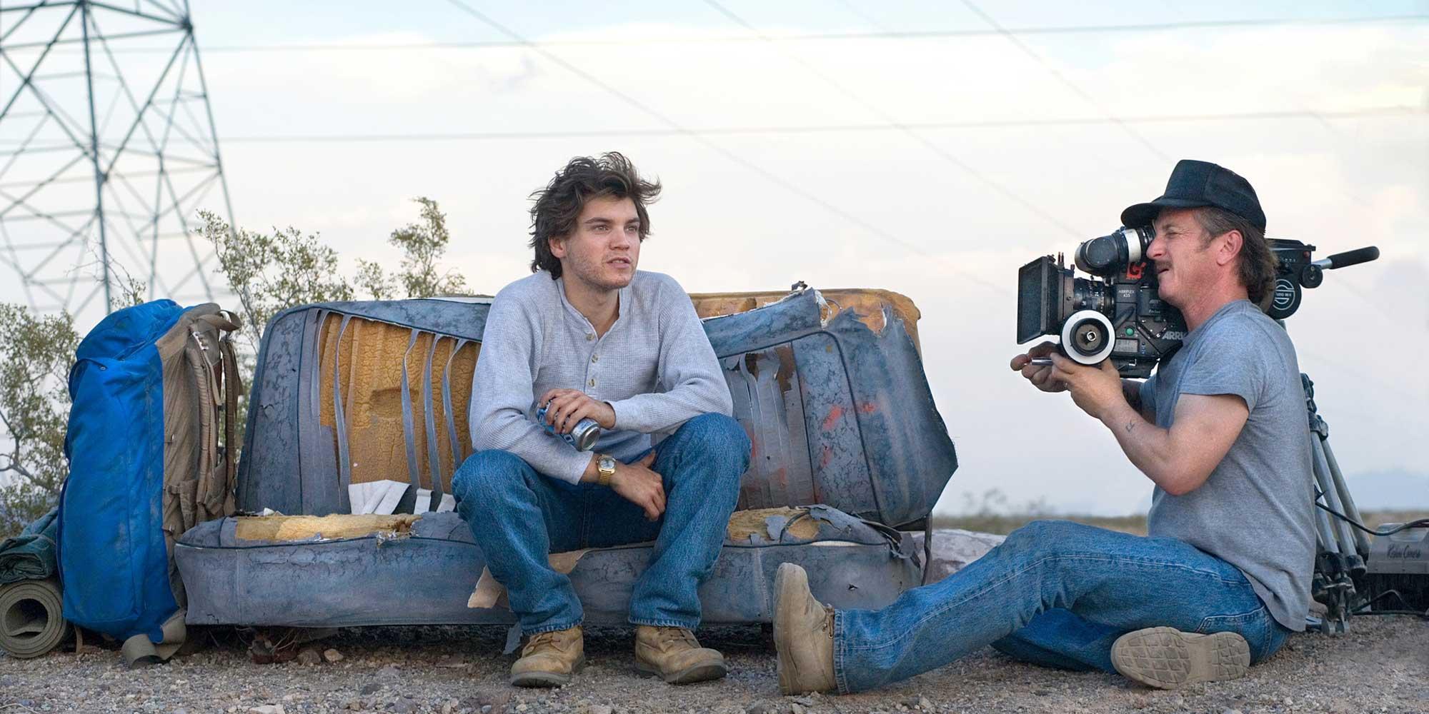 Penn films Emile Hirsch for Into the Wild. © paramount pictures 2020, from into the wild, now on on digital