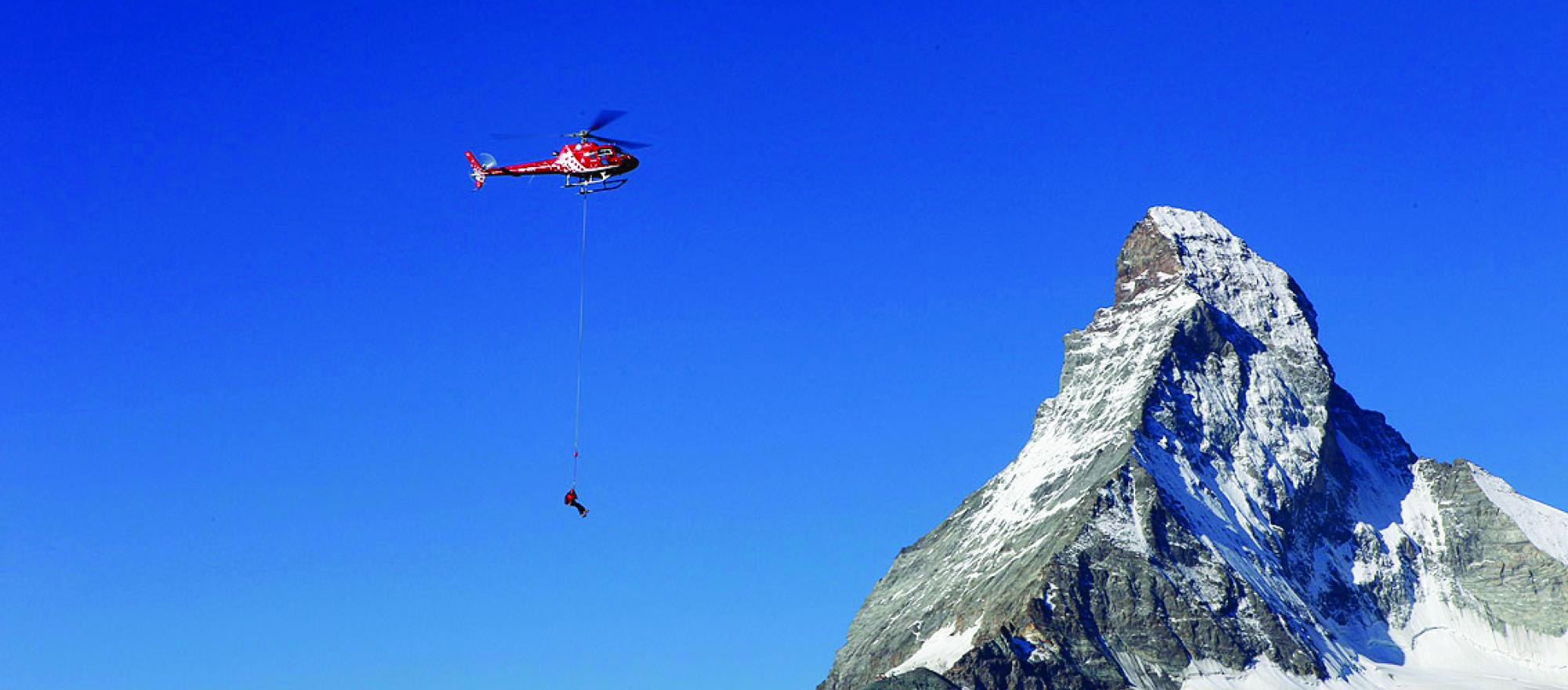 Helicopters have been assisting in rescue efforts in the aftermath of Nepal's earthquake.