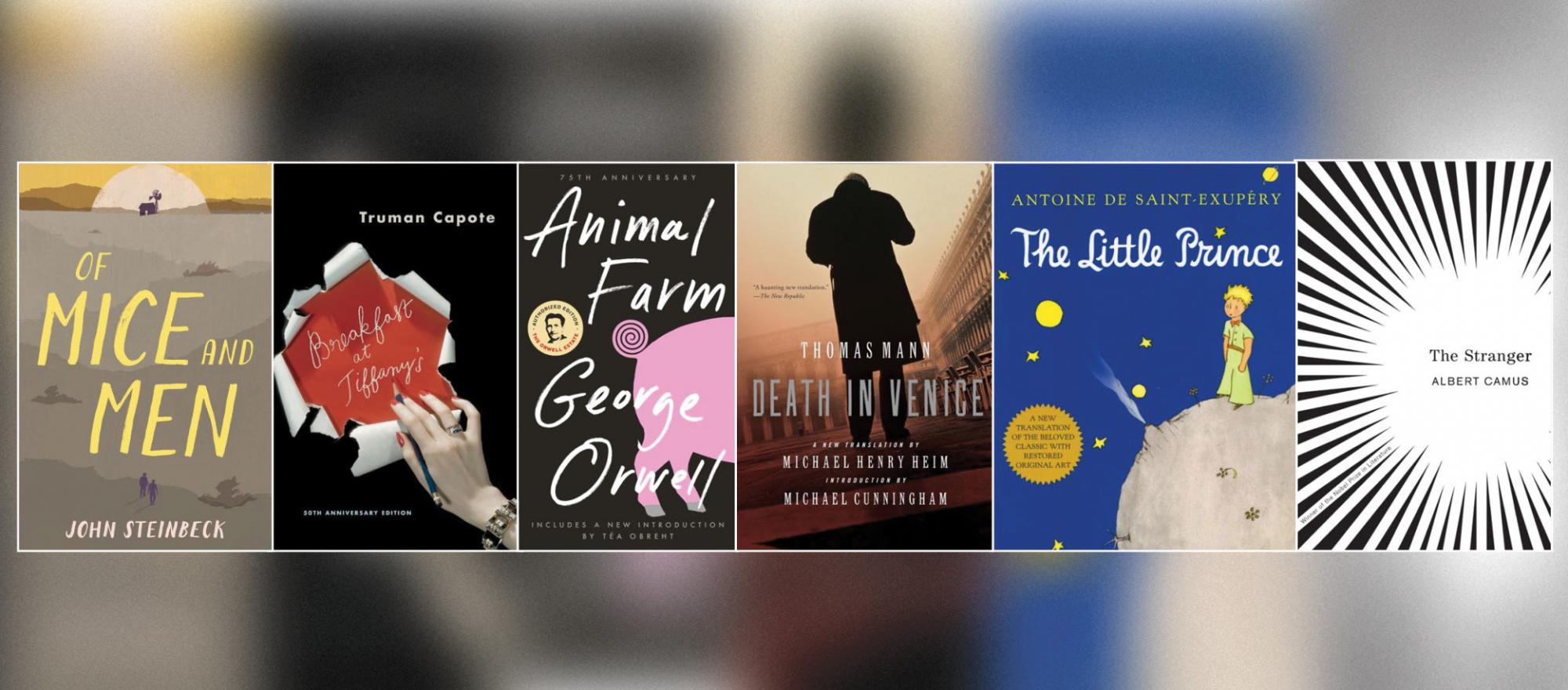 6 book covers