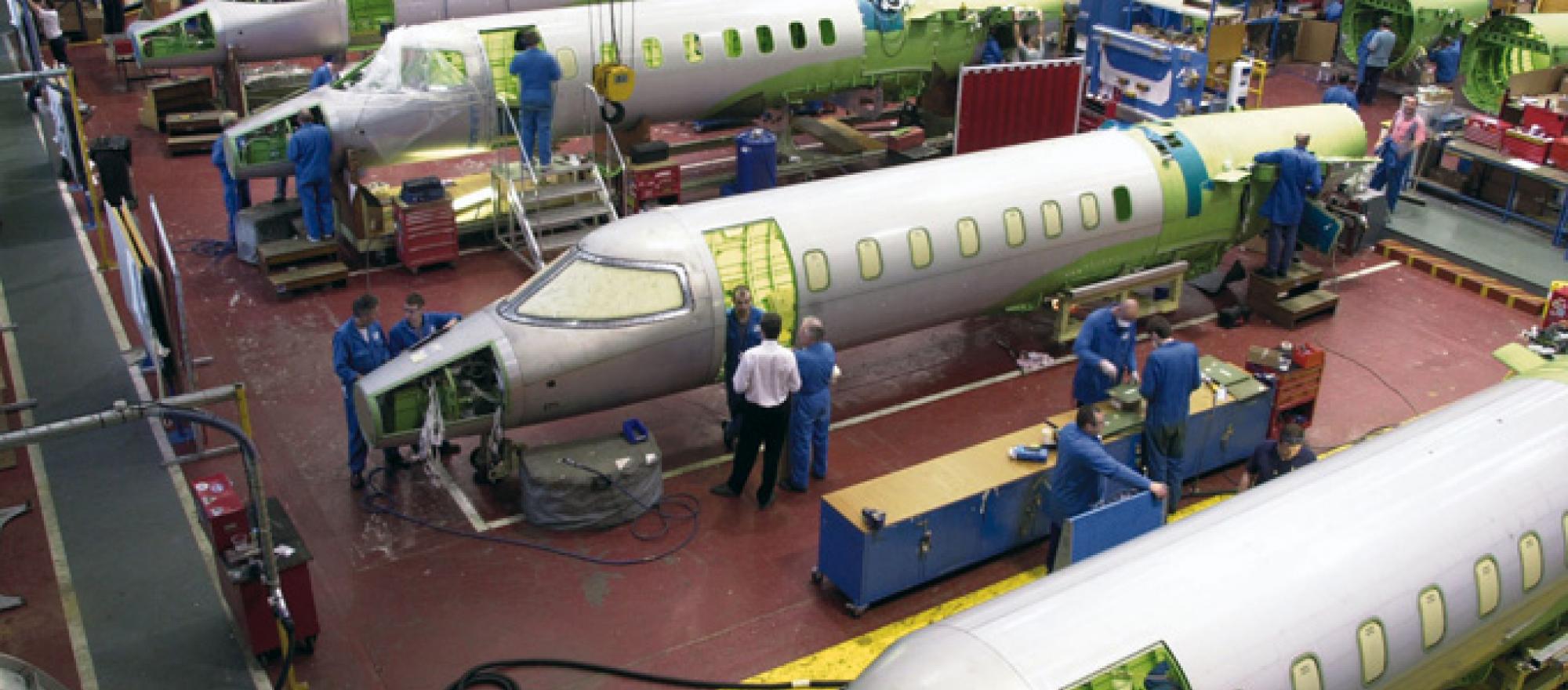 National Geographic Channel Documents Making of a Learjet