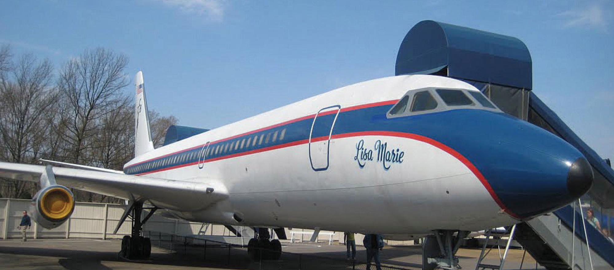 The Lisa Marie, a Convair 880, is named for Presley’s daughter.