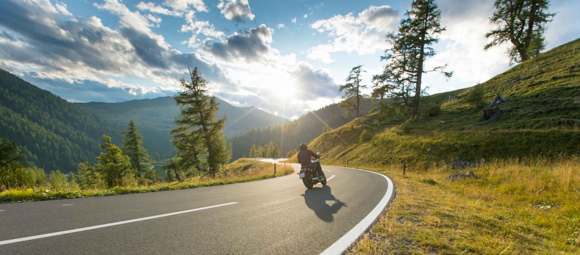 motorcycle on road