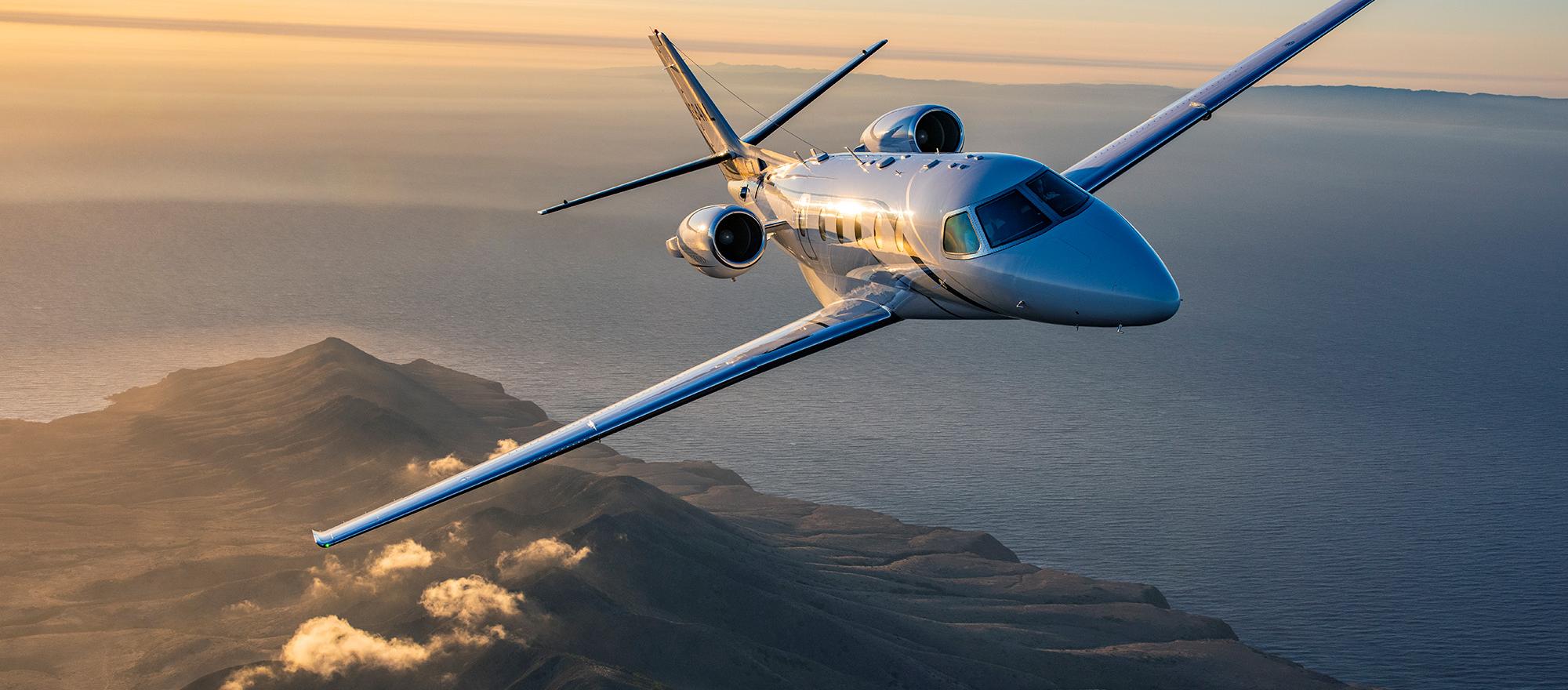 Cessna Citation Ascend in flight