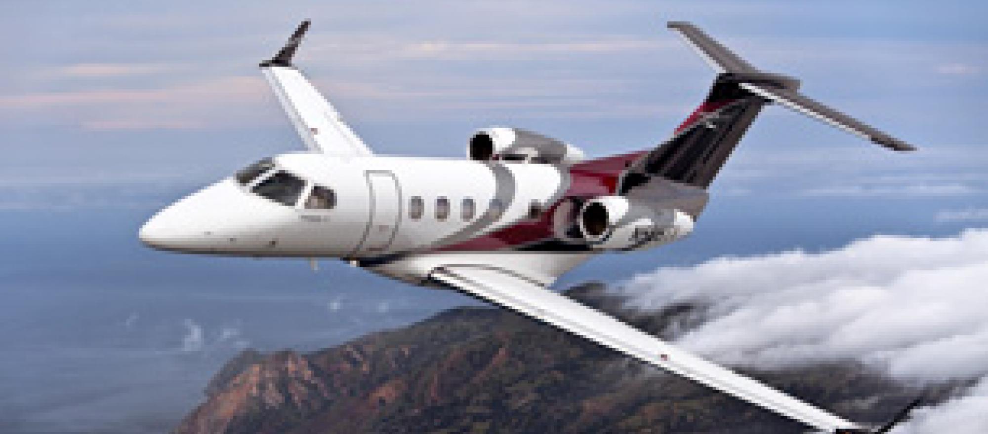 The Phenom 300 boasts a sustained 4,000-foot-per-minute climb rate.