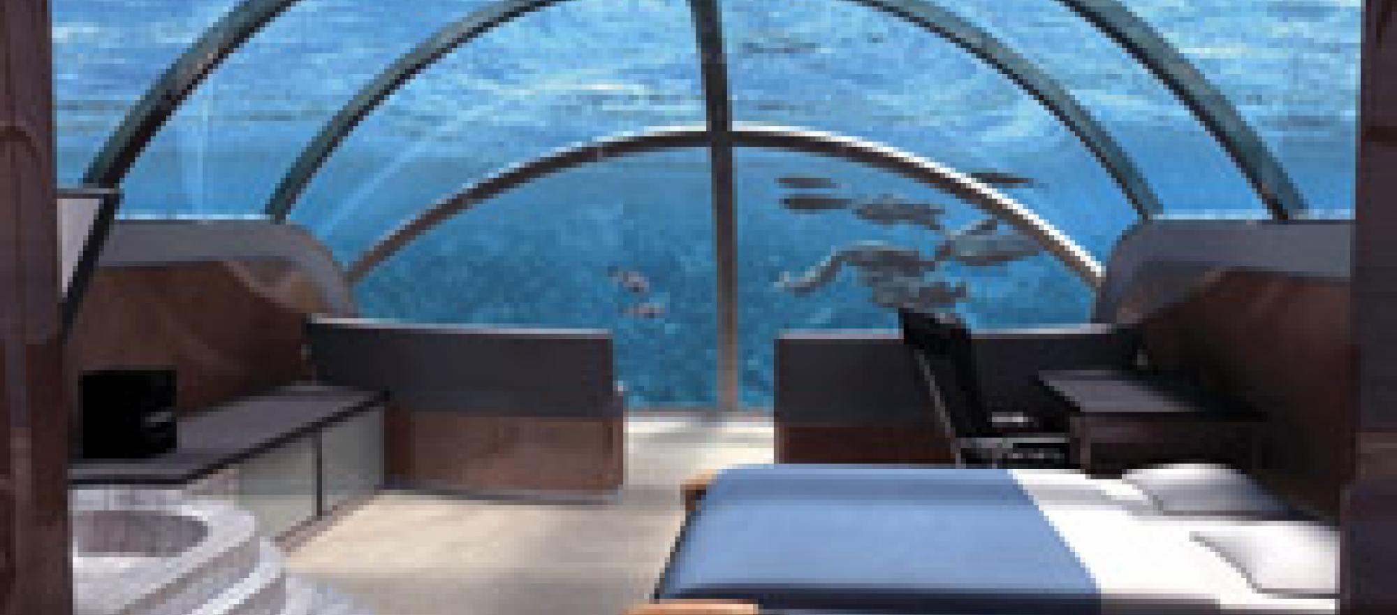 One glance out your window at Florida's Jules Undersea Lodge should be enough