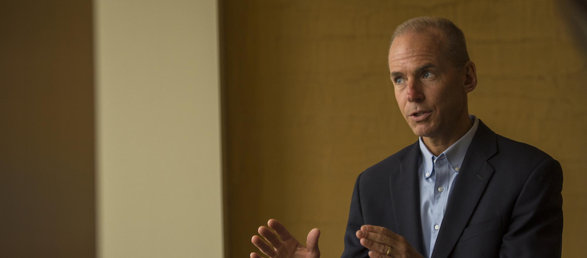 Boeing chairman and CEO Dennis Muilenburg (Photo: Boeing)