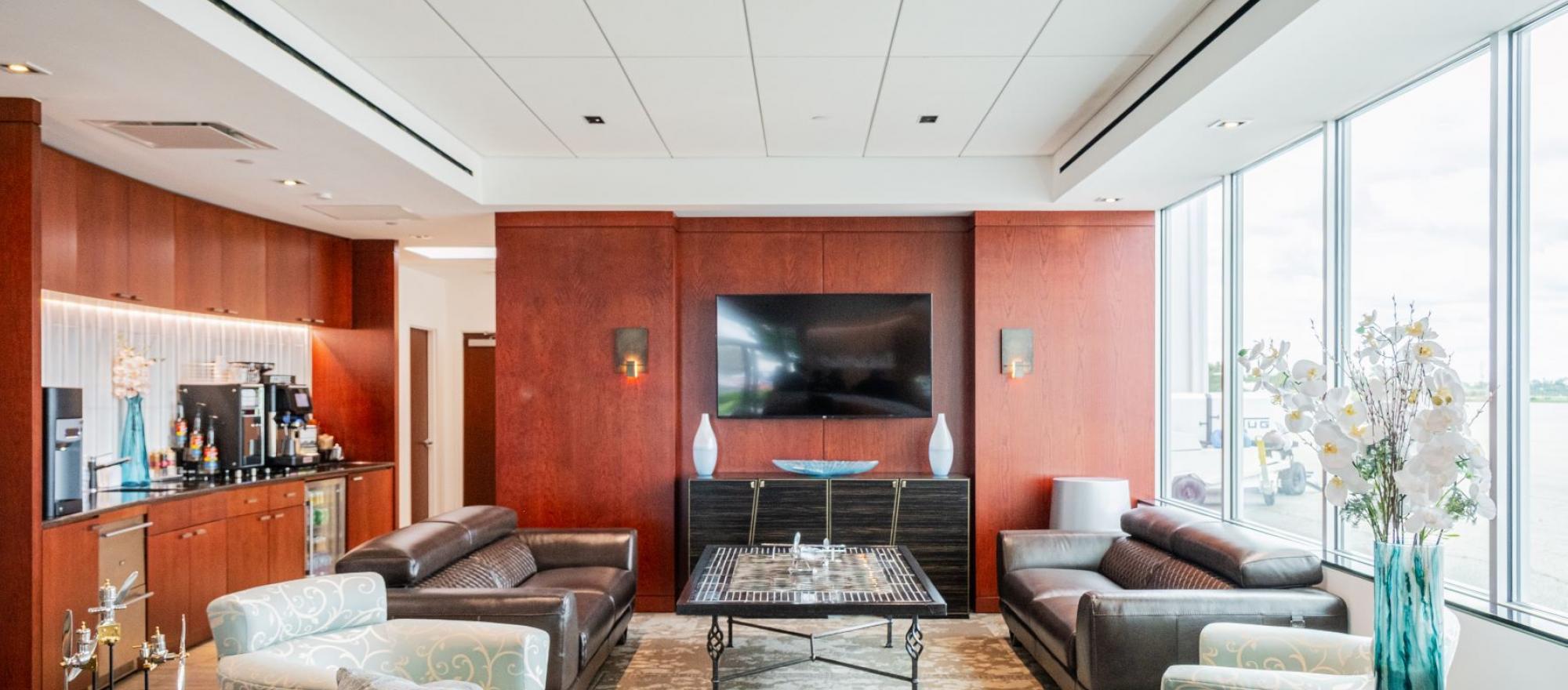 Flexjet's private terminal at Dallas Love Field