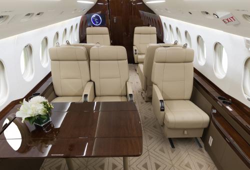 Falcon 2000EX with Duncan Aviation interior