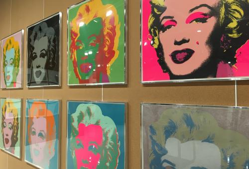 The work of Andy Warhol is a fixture at Art Basel. Photo: Drew Limsky