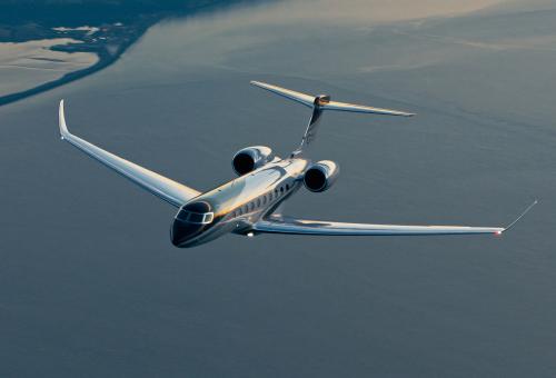 Gulfstream G700 in flight