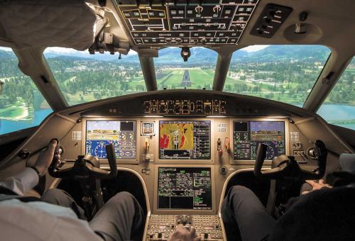 FlightSafety Dassault Falcon 2000lxs sim