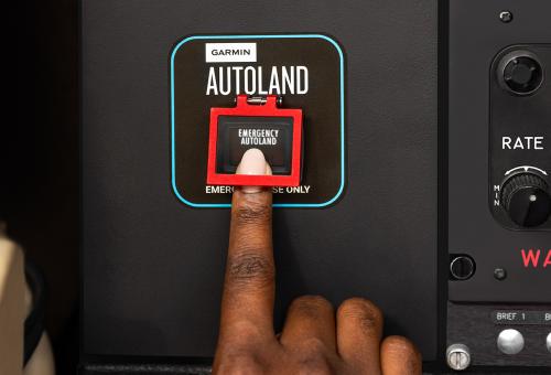 Garmin Autoland King Air Button