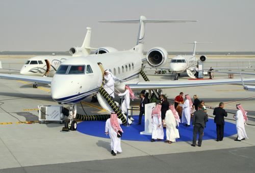 MEBA 2012 attracted more than 7,000 visitors who perused business aviation pleasures like this popular Gulfstream G550