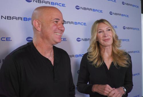 Andre Agassi and Stefanie Graf