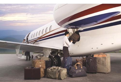 The Hawker 4000 features a 100-cubic-foot baggage compartment, a comfortable 