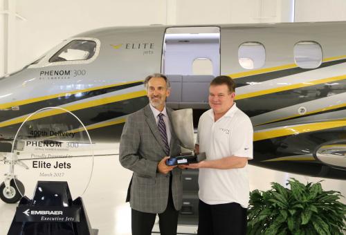 400th Embraer Phenom 300 delivery