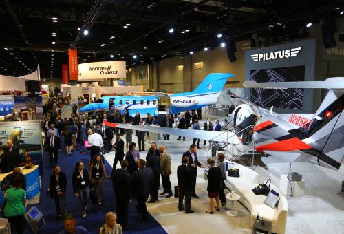 NBAA Convention show floor