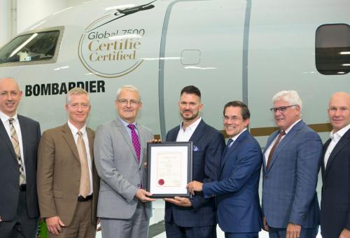 Global 7500 certification