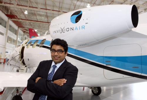 Vinit Phatak, CEO of Invision, which is launching an air charter service in India