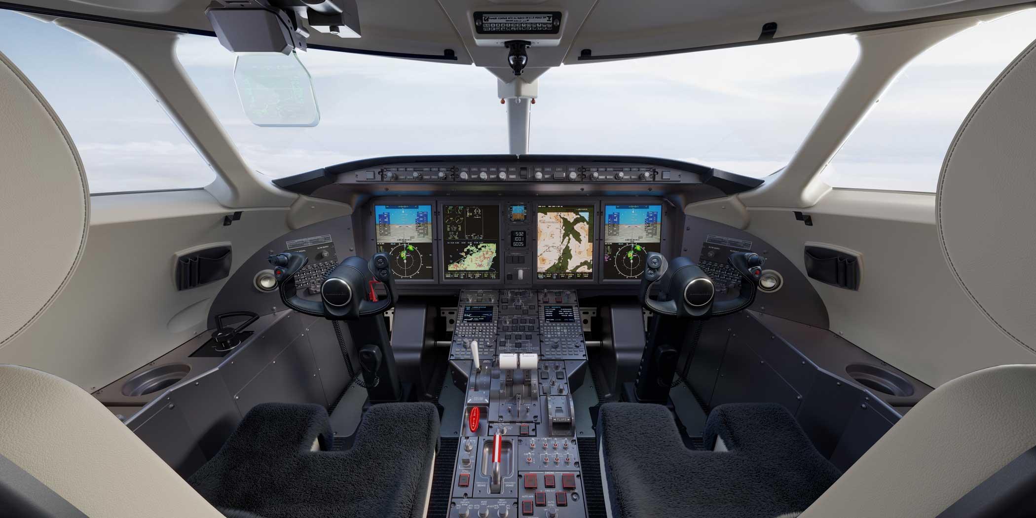 Challenger 3500 Cockpit