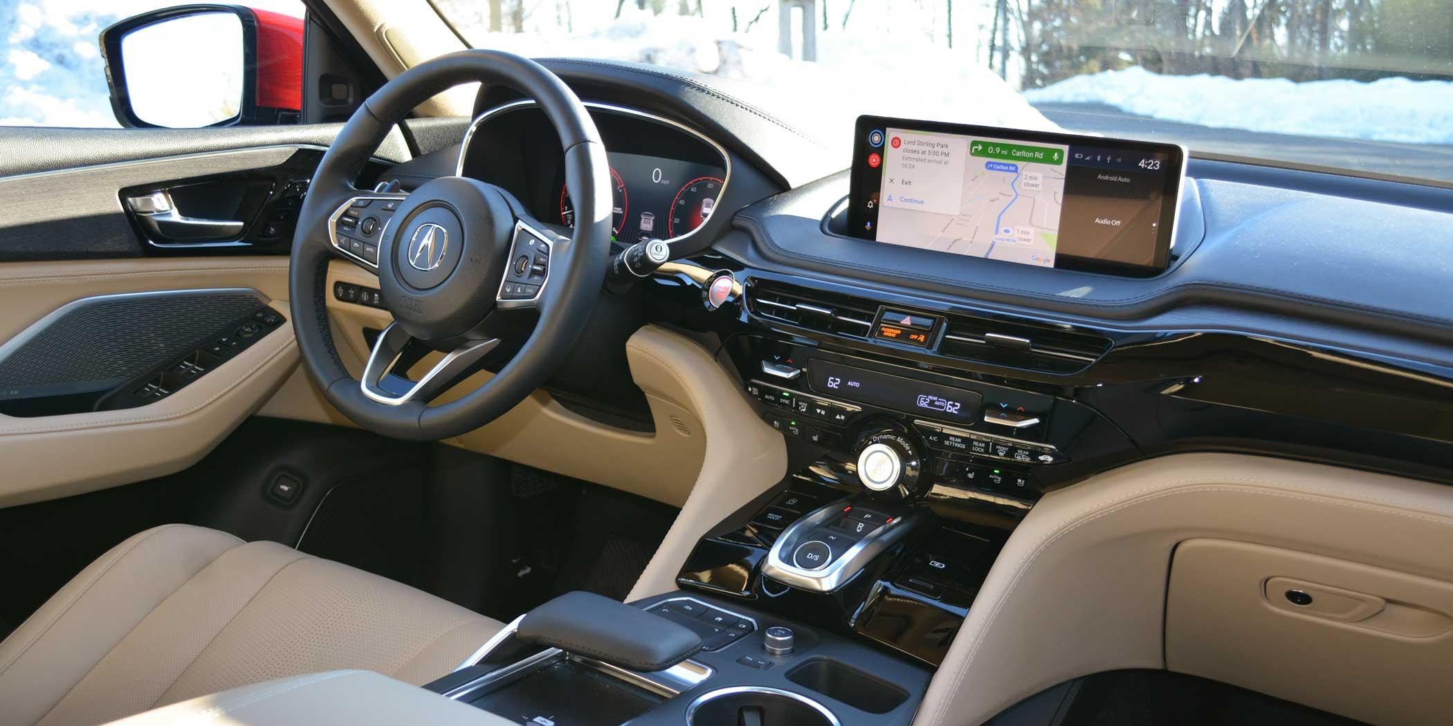  2022 Acura MDX SH-AWD Advance interior (Photo: Ian Whelan)