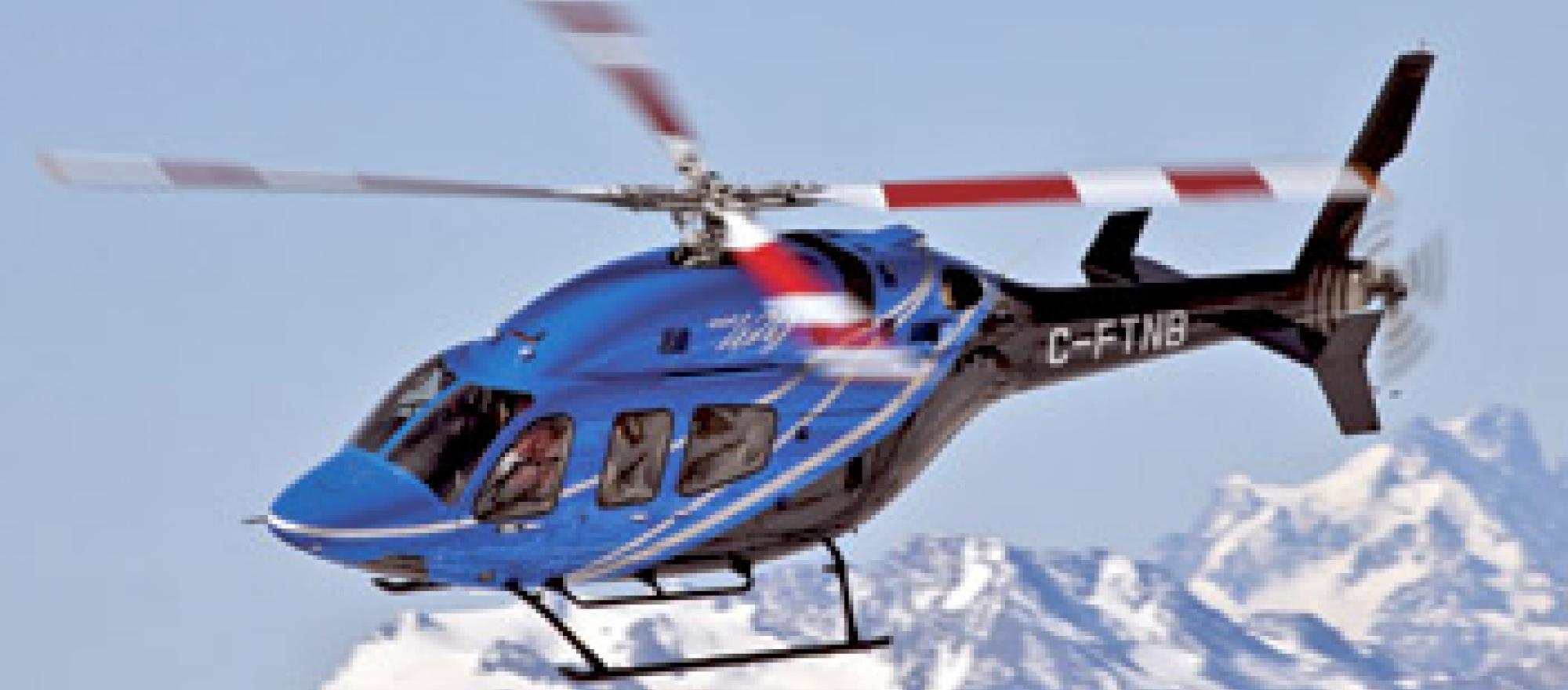 The Bell 429 has inherited some systems and parts from earlier Bell helicopte