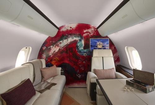 Bombardier Global 5000 interior refurb by Winch Design
