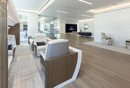 Gulfstream sales and design center in Beverly Hills (Photo: Gulfstream Aerospace))
